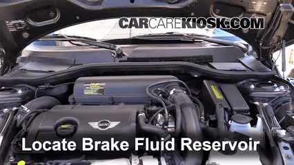 2007-2013 Mini Cooper Brake Fluid Level Check - 2012 Mini Cooper 1.6L 4